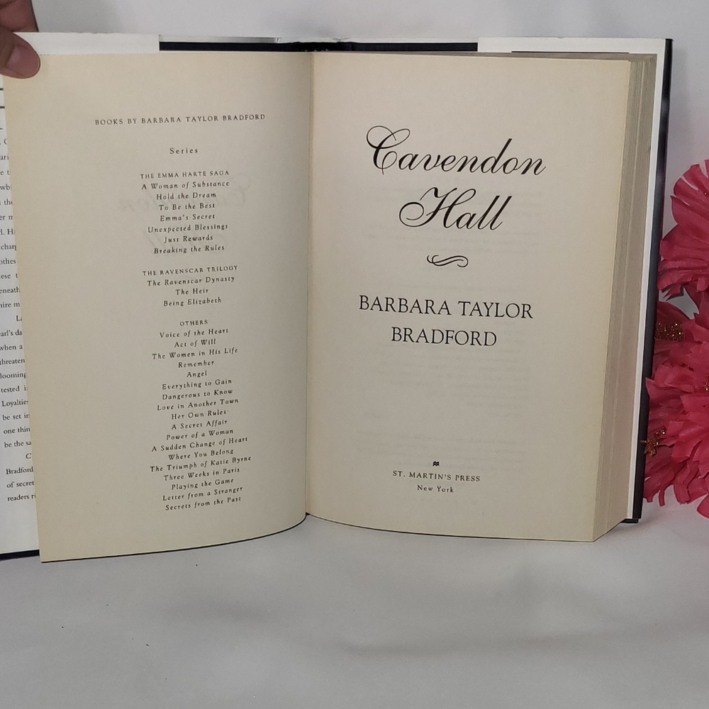 Cavendon Hall: A Novel by Barbara Taylor Bradford Hardcover Book GUC 🐈 - Picture 3 of 6